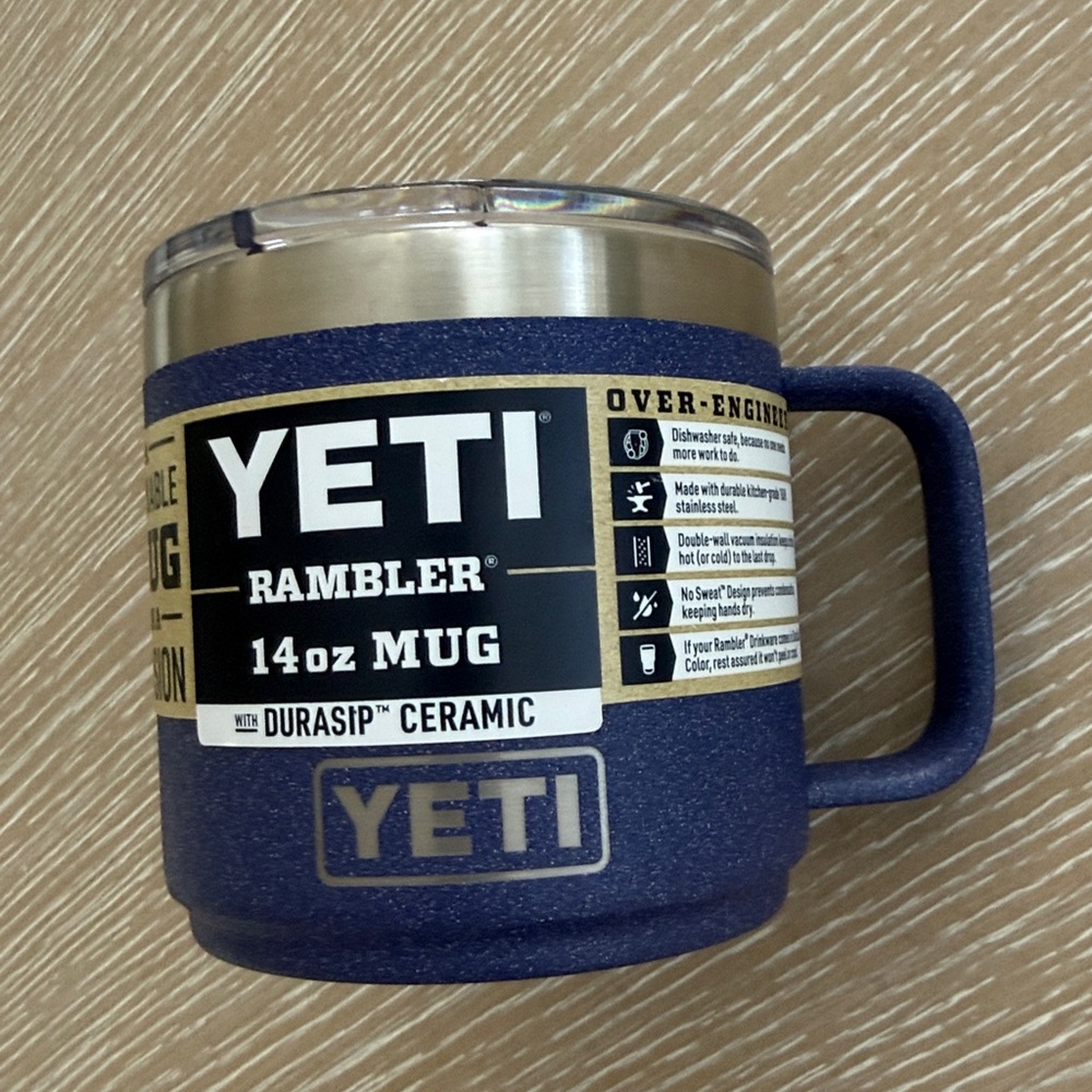 YETI Rambler 14 oz Stackable Mug Moon Dust Textured STACKABLE MUG CERAMIC LINING - Picture 10 of 16
